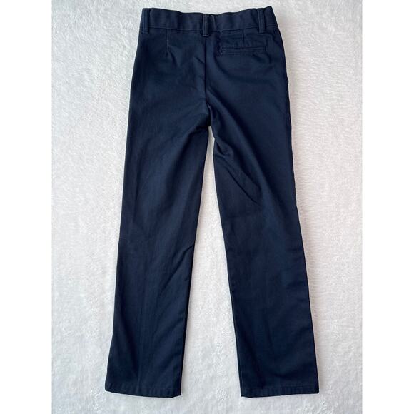 French Toast Adjustable Waist School Uniform Pants Size 10 Slim Navy Blue Chino - Picture 7 of 7